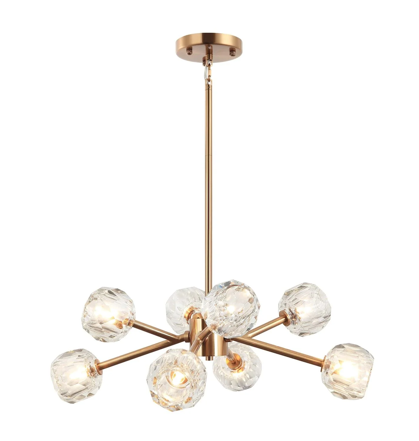 ROSA 8 LIGHT CHANDELIER - Image 3