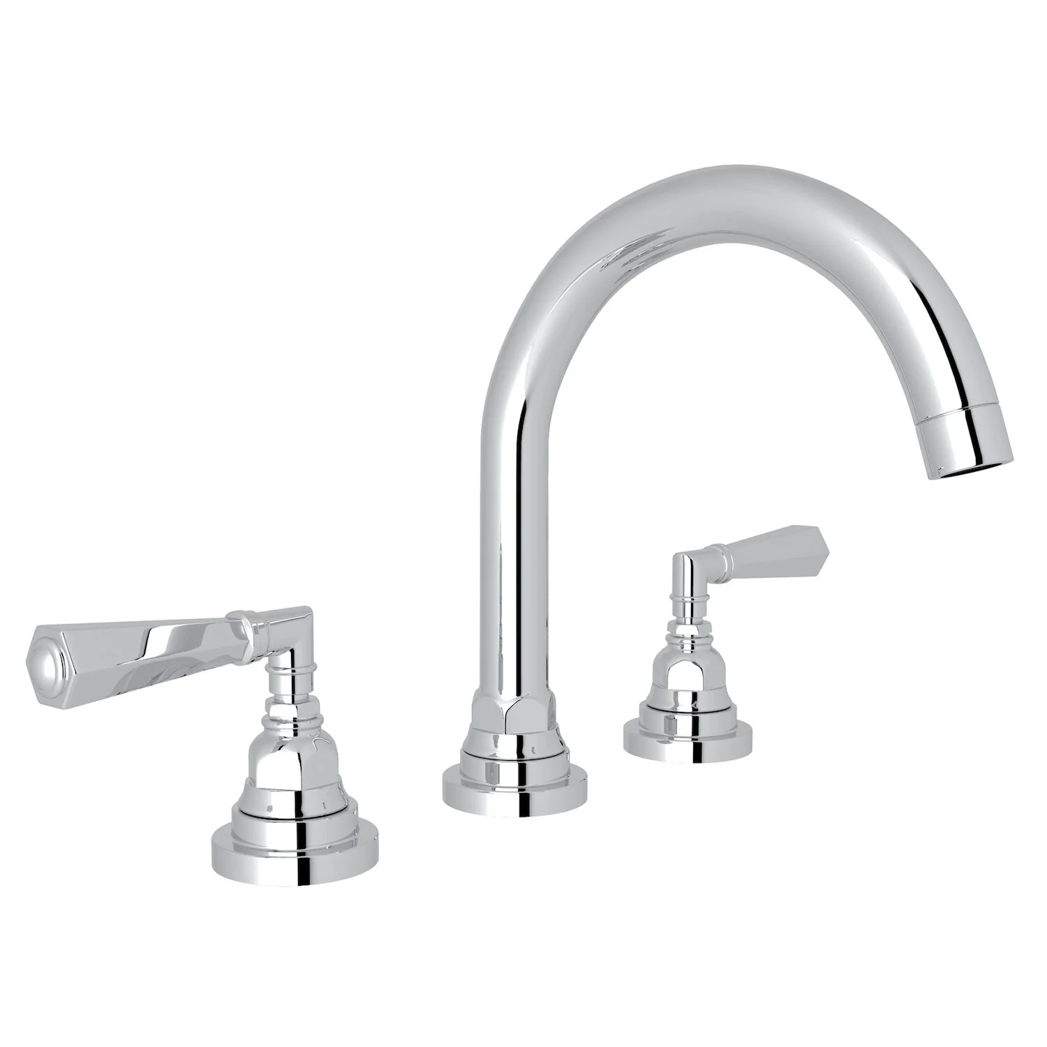 SAN GIOVANNI WIDESPREAD LAVATORY FAUCET WITH C-SPOUT (LEVER HANDLE)