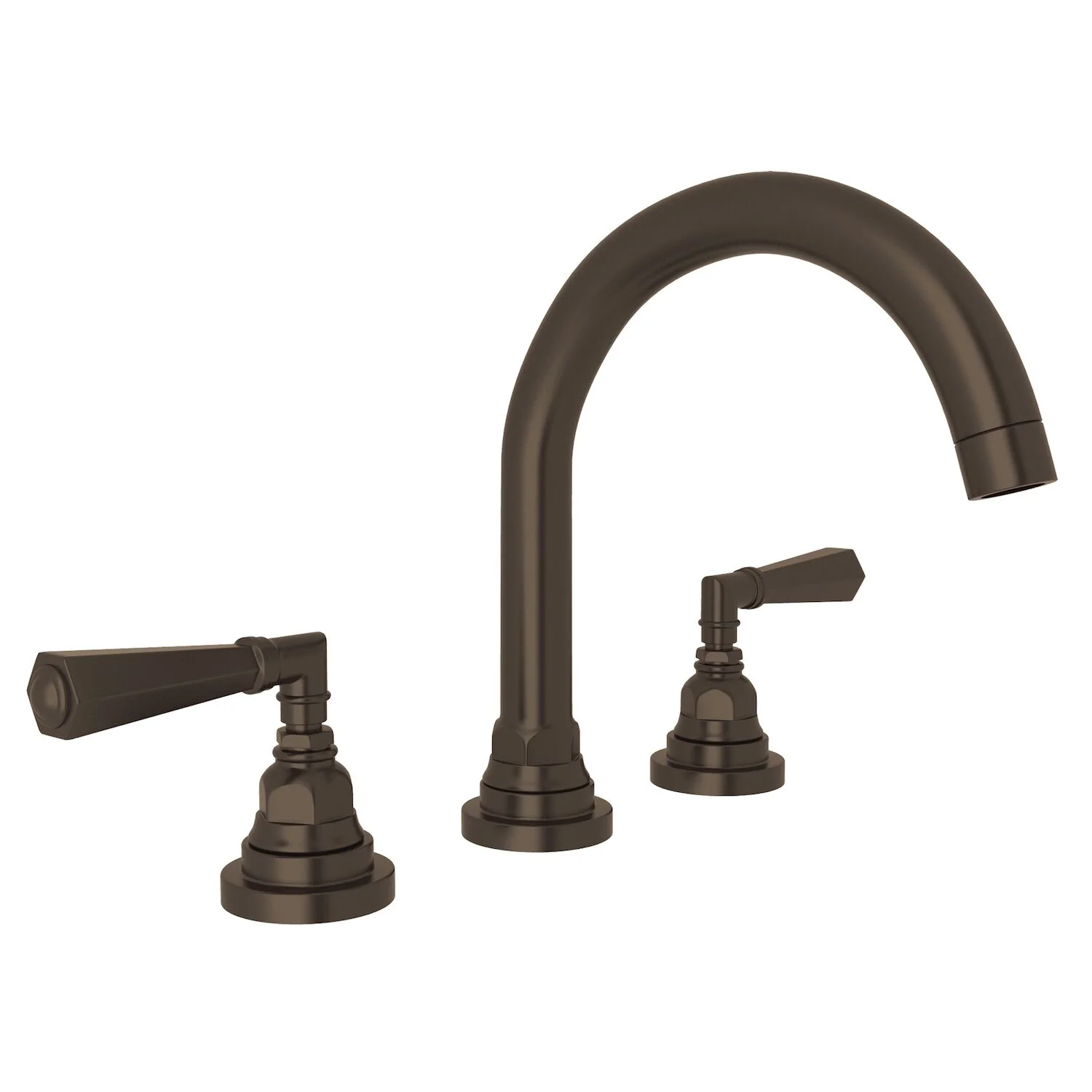 SAN GIOVANNI WIDESPREAD LAVATORY FAUCET WITH C-SPOUT (LEVER HANDLE) - Image 4