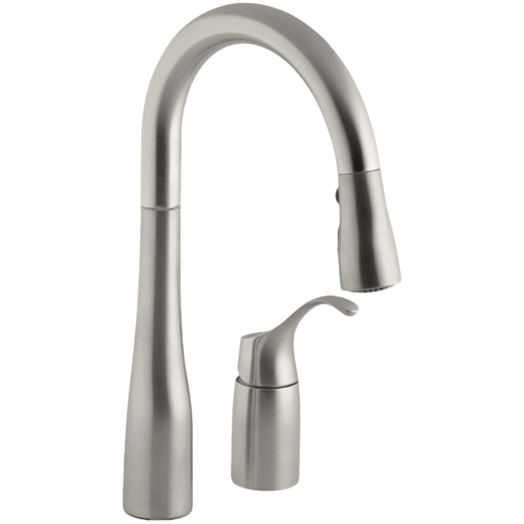 SIMPLICE® PULL-DOWN BAR SINK FAUCET WITH 3-FUNCTION SPRAYHEAD