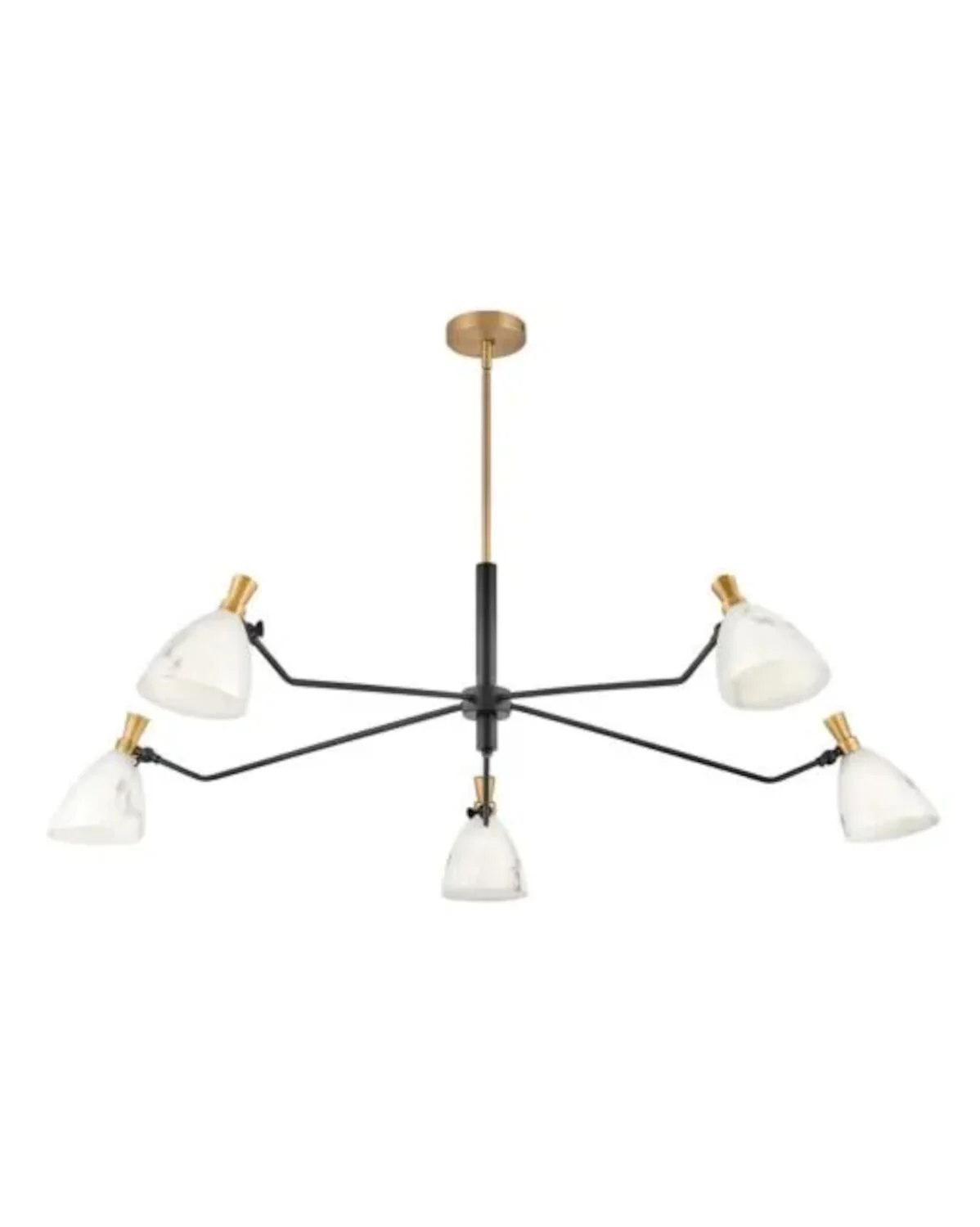 SINCLAIR 50-INCH LARGE SINGLE TIER CHANDELIER