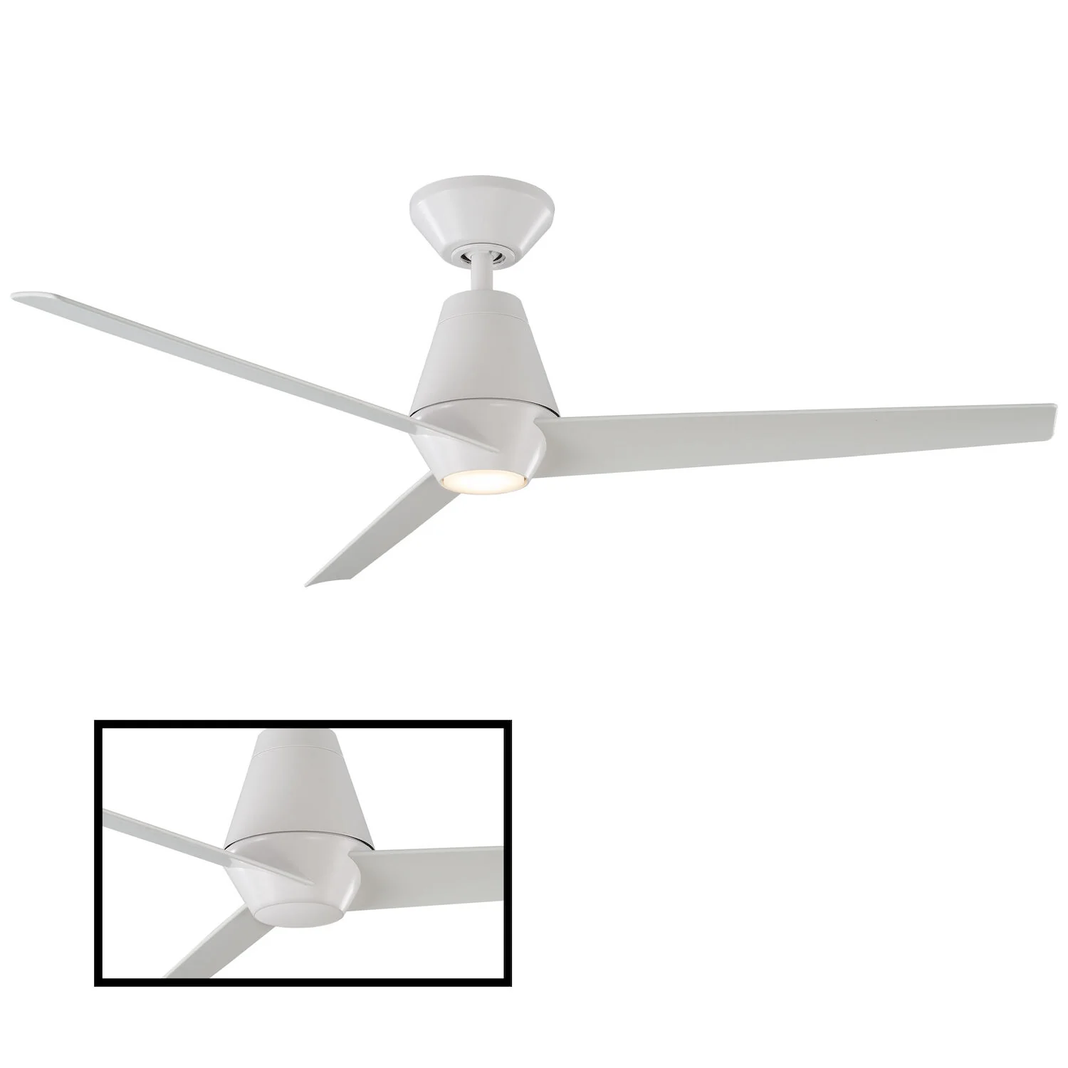 SLIM 52-INCH 3000K LED CEILING FAN - Image 2