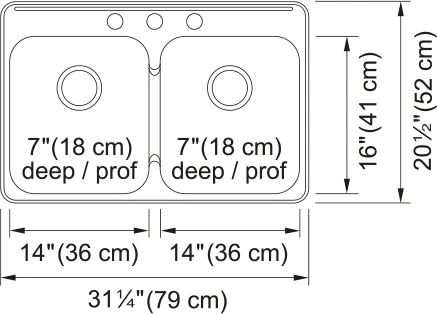 STEEL QUEEN DROP IN DOUBLE BOWL STAINLESS STEEL KITCHEN SINK - Image 4