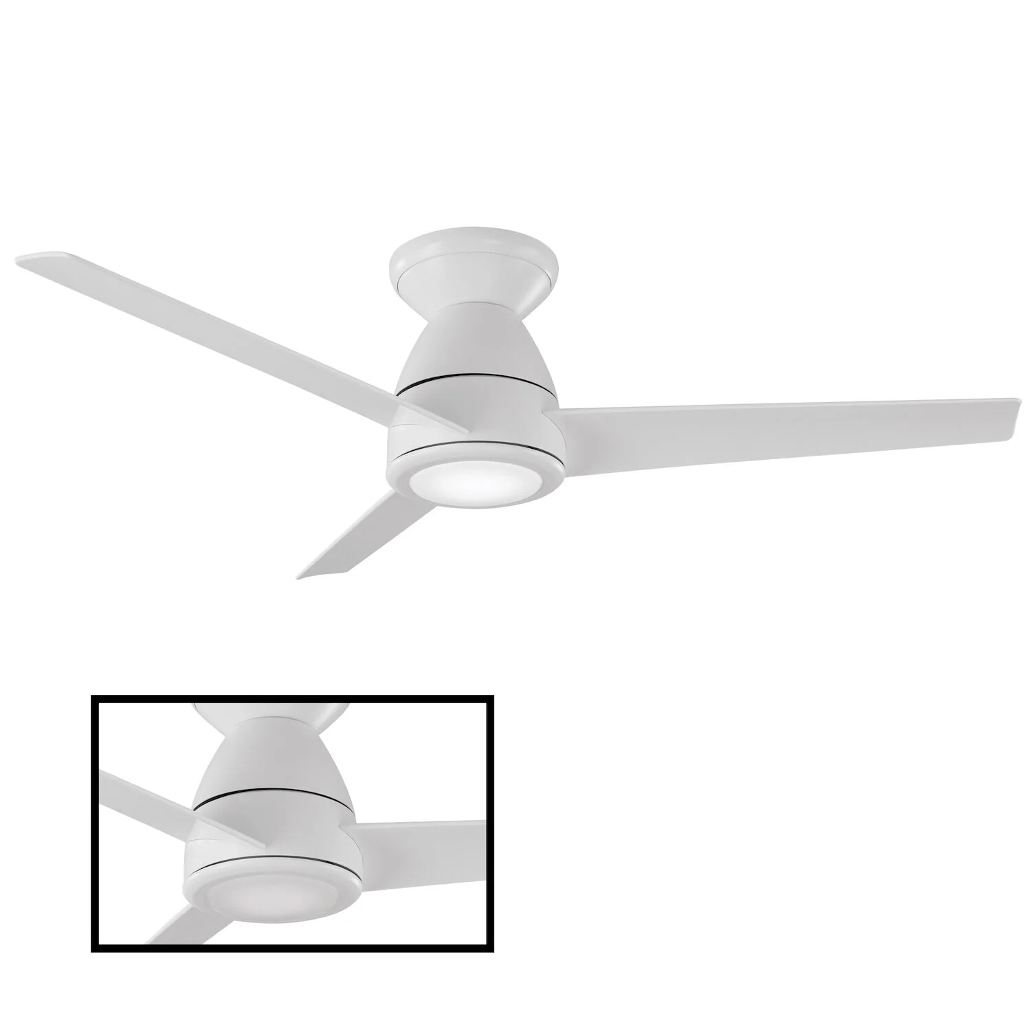 TIP TOP 44" LED FLUSH MOUNT CEILING FAN