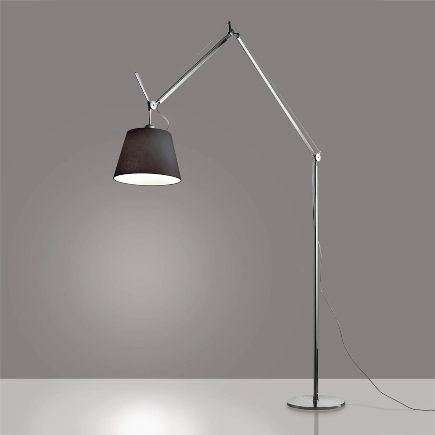 TOLOMEO MEGA LED FLOOR LAMP WITH 14-INCH DIFFUSER - Image 4