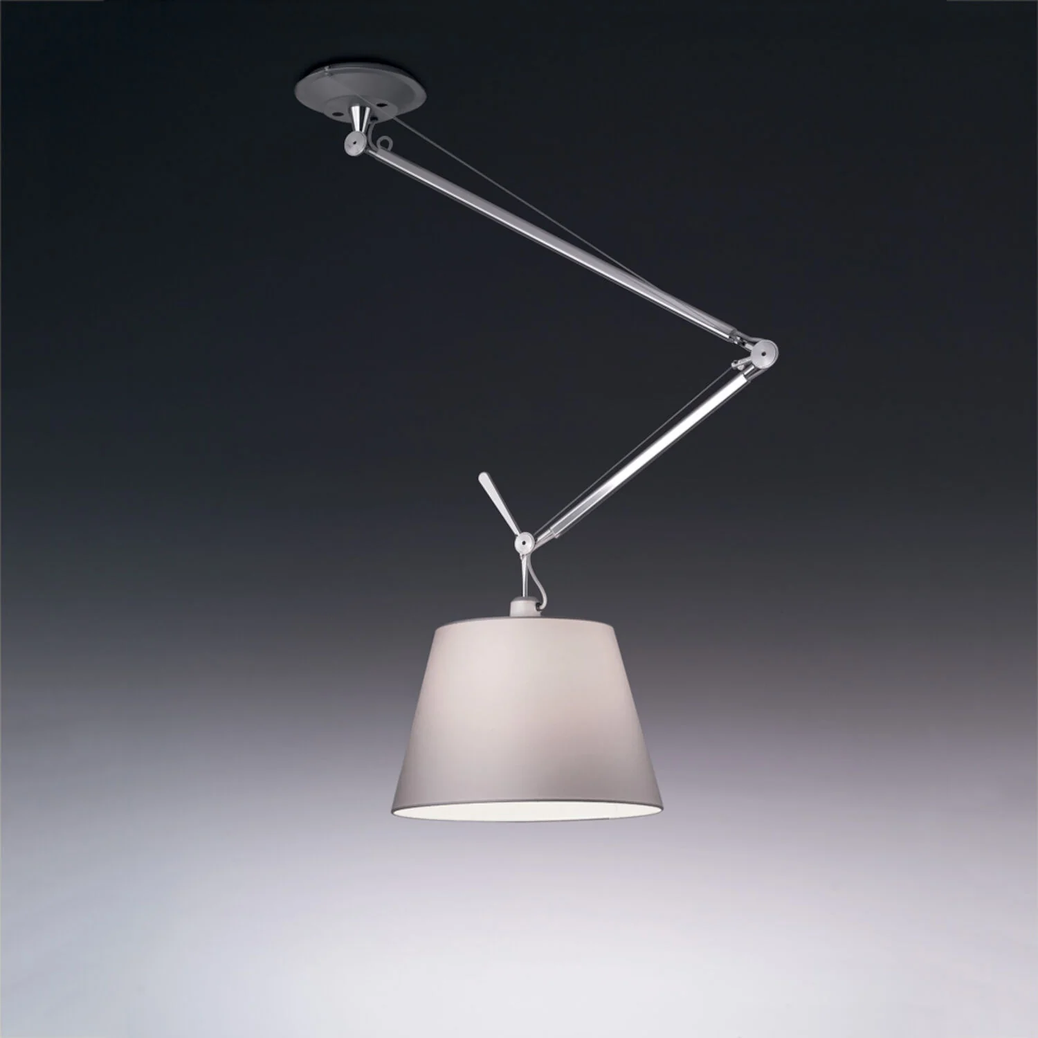 TOLOMEO OFF-CENTER SHADE SUSPENSION WITH 17-INCH DIFFUSER - Image 2