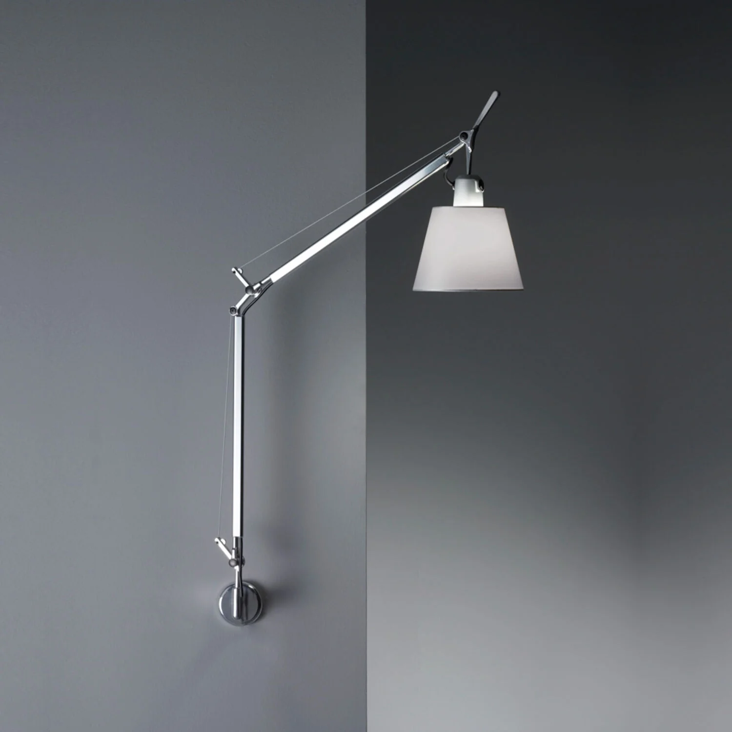 TOLOMEO WALL LAMP WITH SHADE AND J BRACKET - Image 2