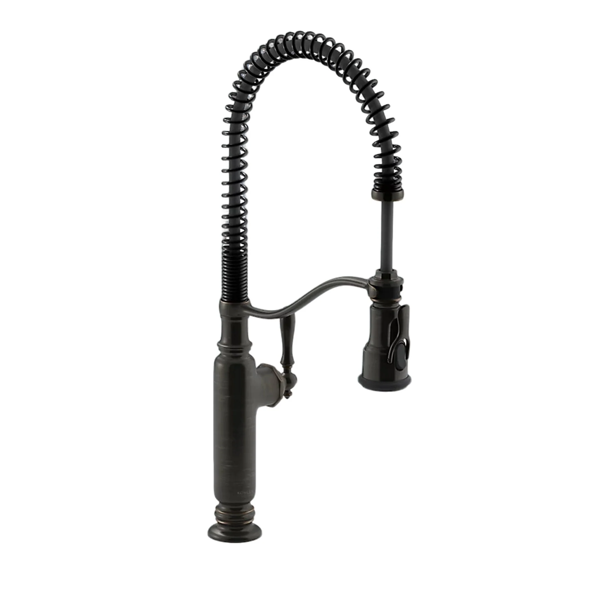 TOURNANT SEMI-PROFESSIONAL KITCHEN SINK FAUCET WITH THREE-FUNCTION SPRAYHEAD