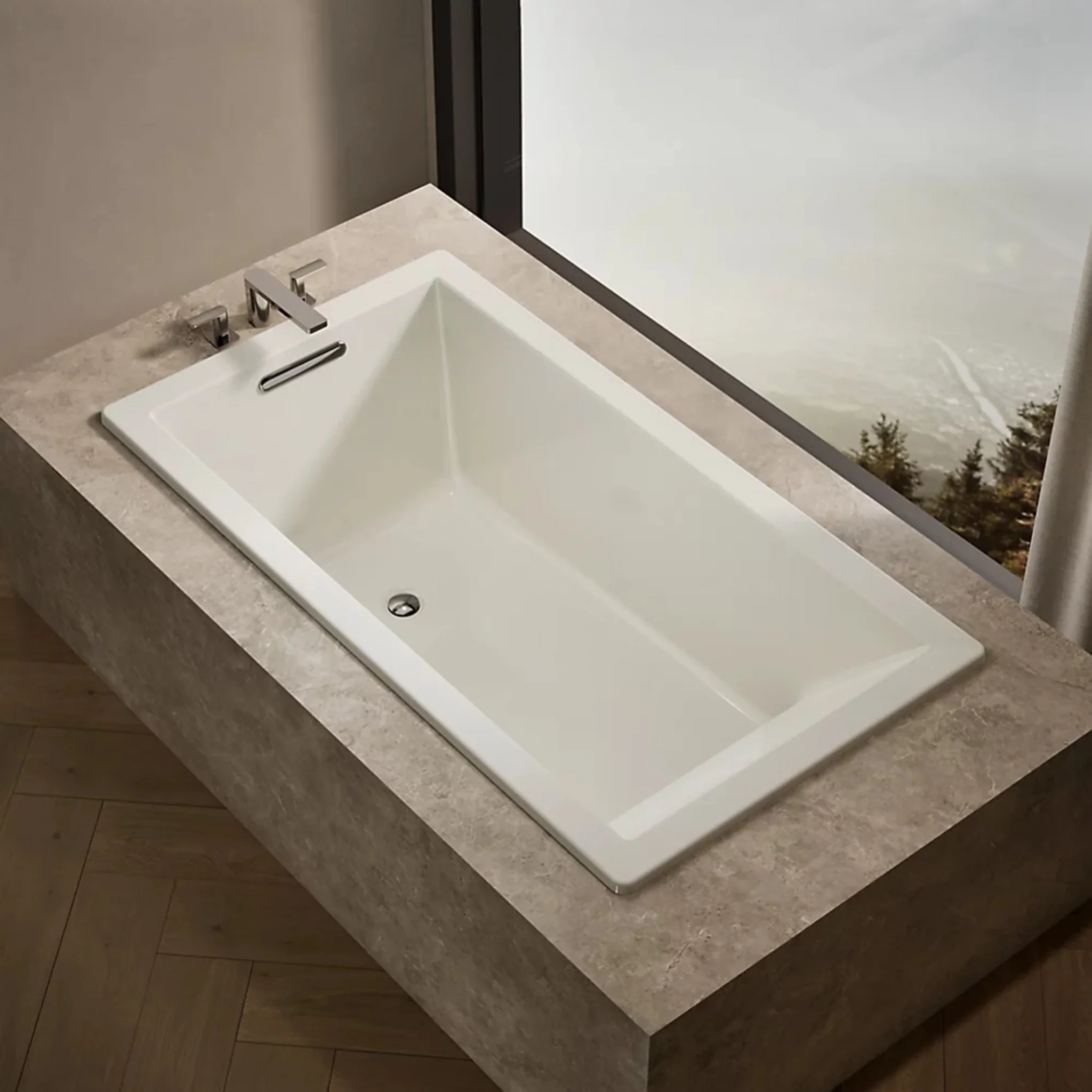UNDERSCORE RECTANGLE 66 X 32 INCHES DROP-IN BATHTUB - Image 17