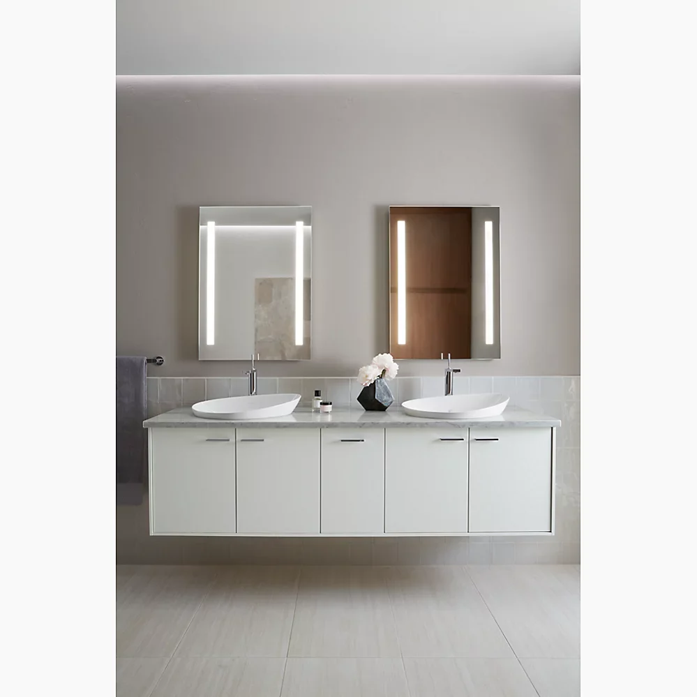 VEIL™ 21" OVAL SEMI-RECESSED VESSEL BATHROOM SINK - Image 6