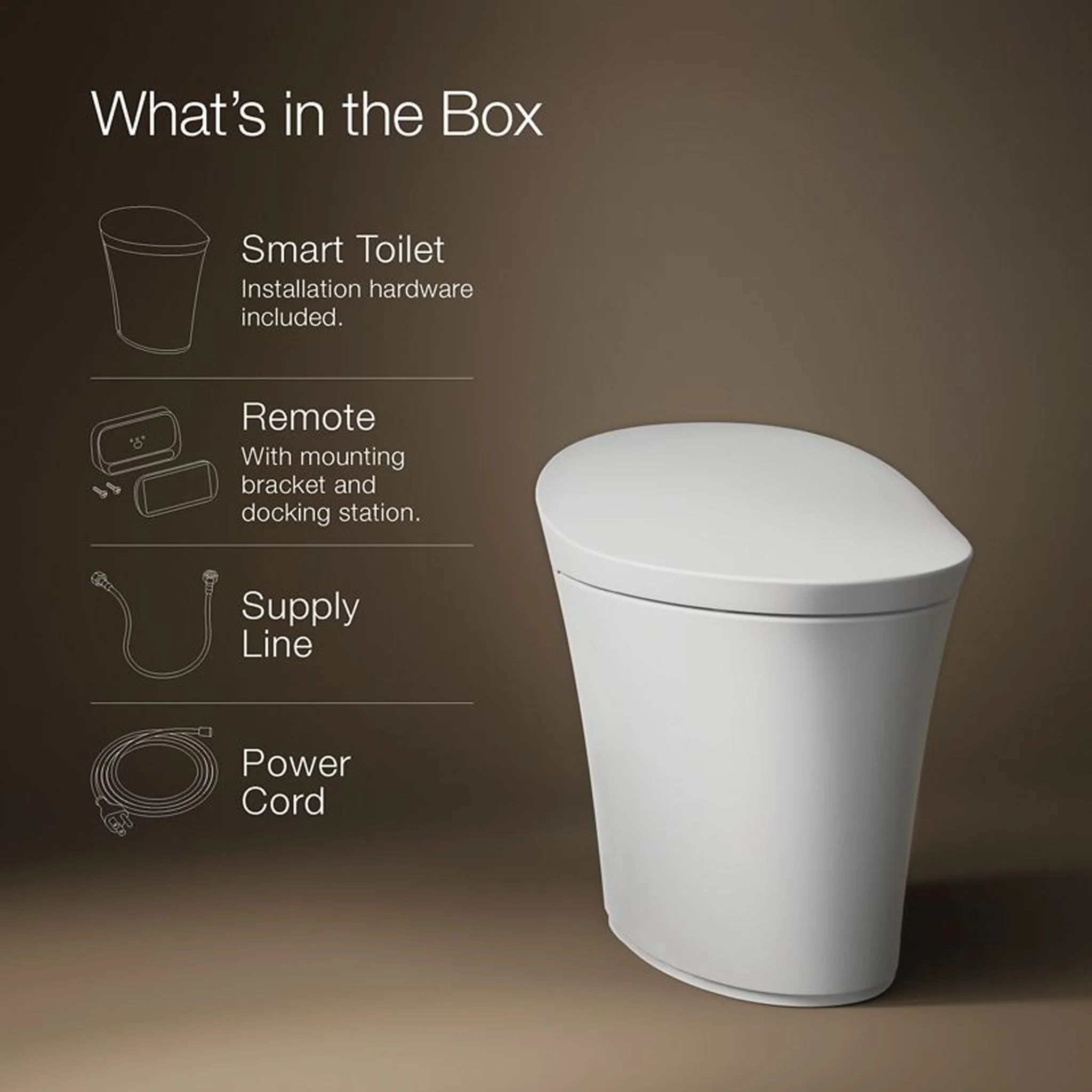 VEIL™ COMFORT HEIGHT INTELLIGENT COMPACT TOILET - Image 4