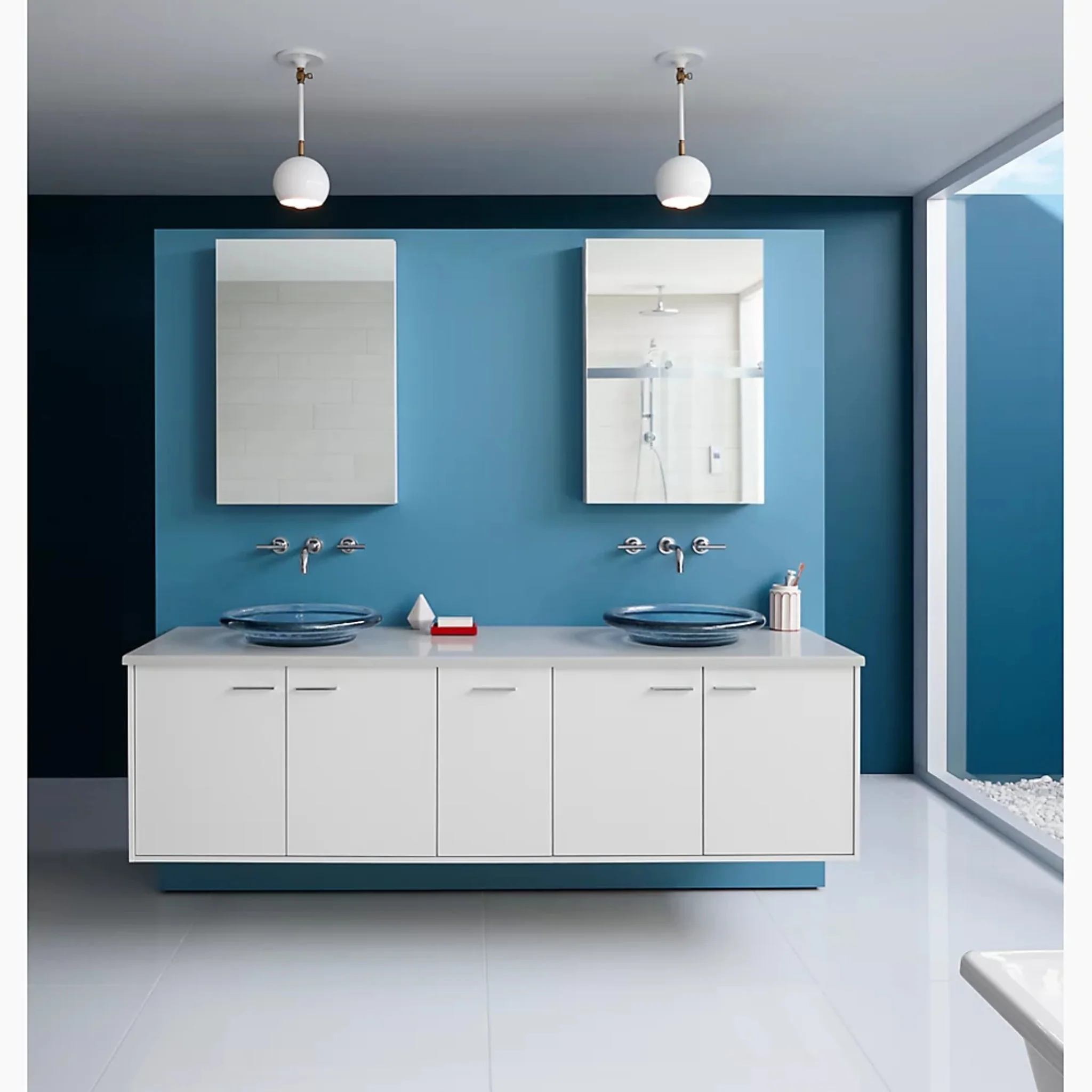 VERDERA 24 X 30 INCHES MEDICINE CABINET WITH PULL-OUT MIRROR - Image 8