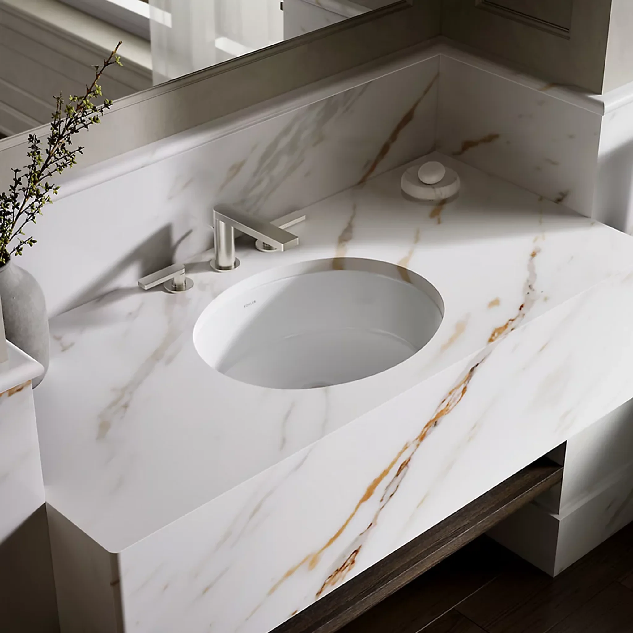 VERTICYL® OVAL UNDERMOUNT BATHROOM SINK - Image 11