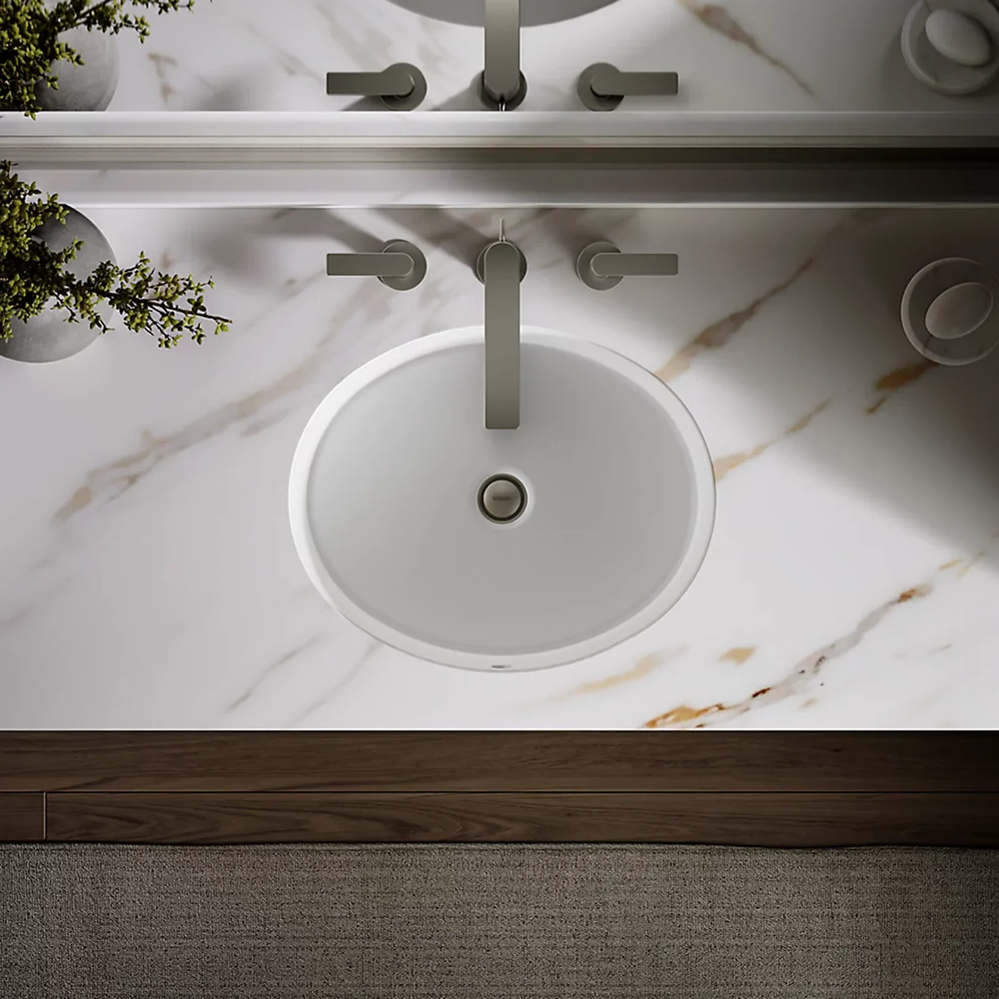VERTICYL® OVAL UNDERMOUNT BATHROOM SINK - Image 13