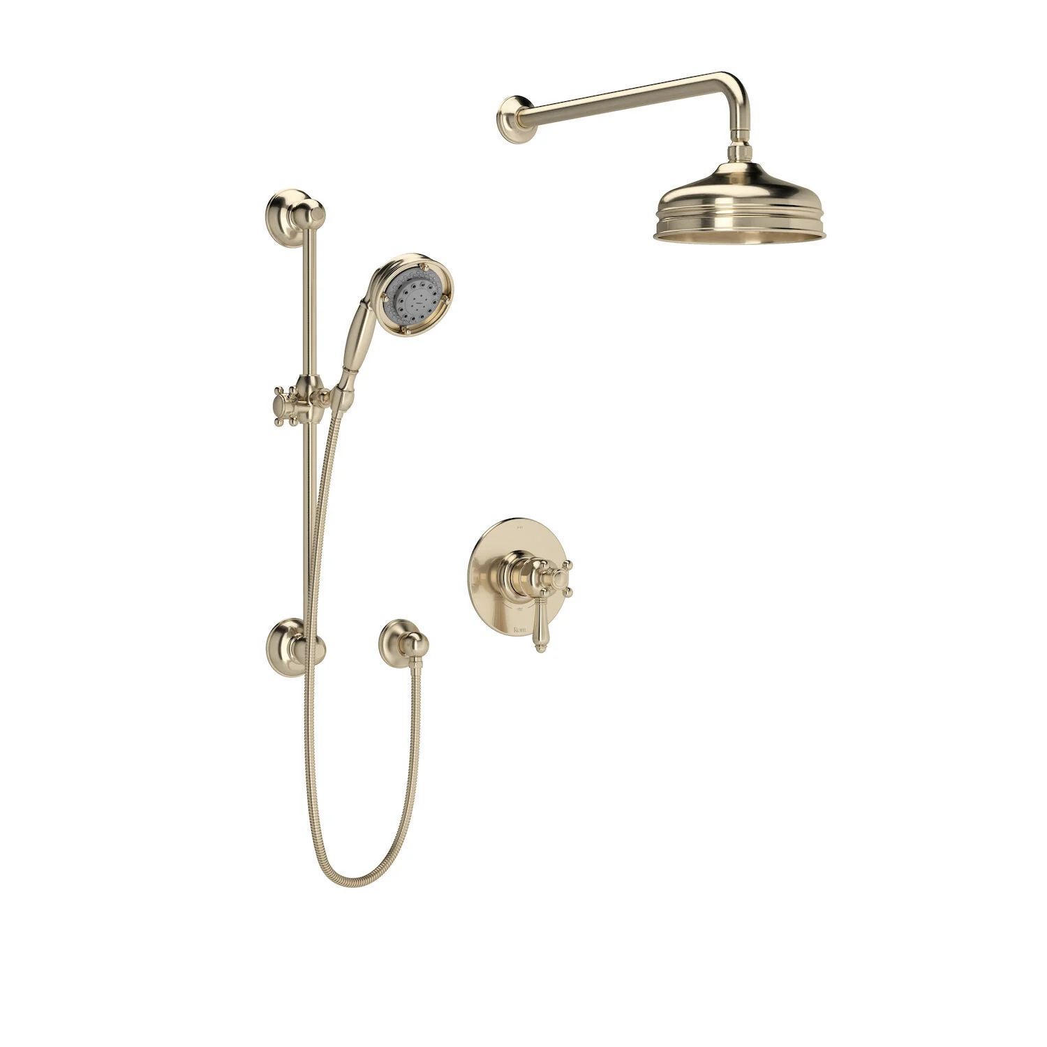 VIAGGIO 1/2" THERMOSTATIC & PRESSURE BALANCE 3 FUNCTION SYSTEM TRIM WITH INTEGRATED VOLUME CONTROL (LEVER HANDLE) - Image 4