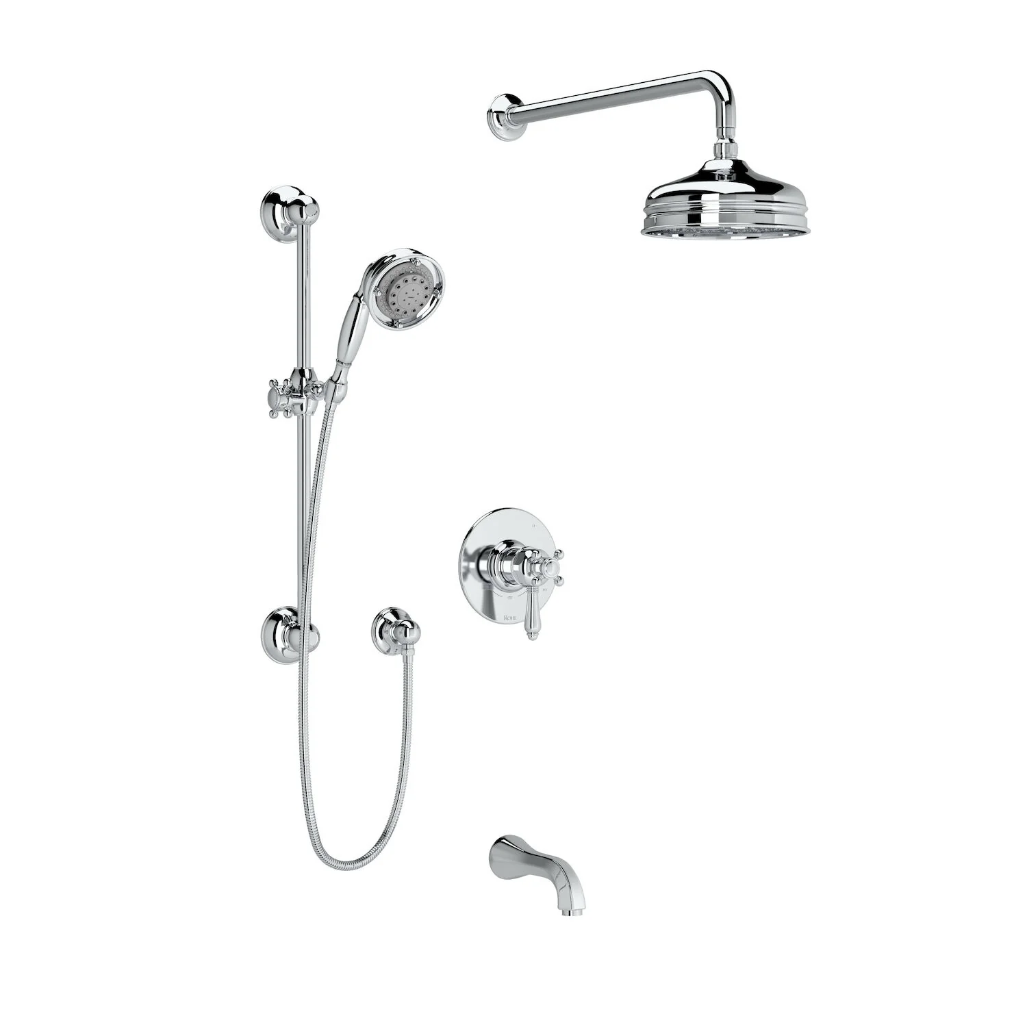 VIAGGIO 1/2" THERMOSTATIC & PRESSURE BALANCE 3 FUNCTION SYSTEM WITH INTEGRATED VOLUME CONTROL (LEVER HANDLE) - Image 2