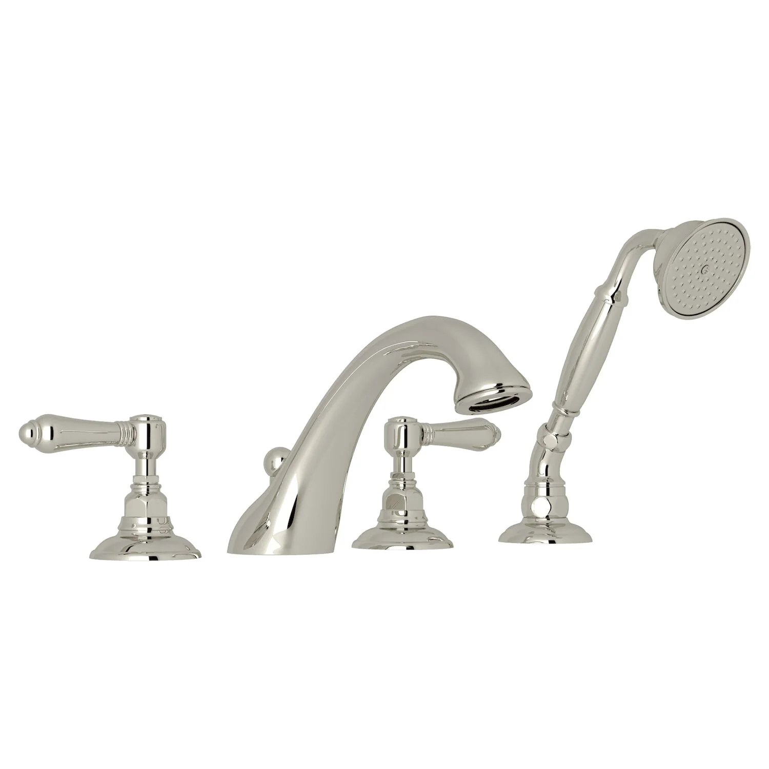 VIAGGIO® 4-HOLE DECK MOUNT TUB FILLER (LEVER HANDLE) - Image 3