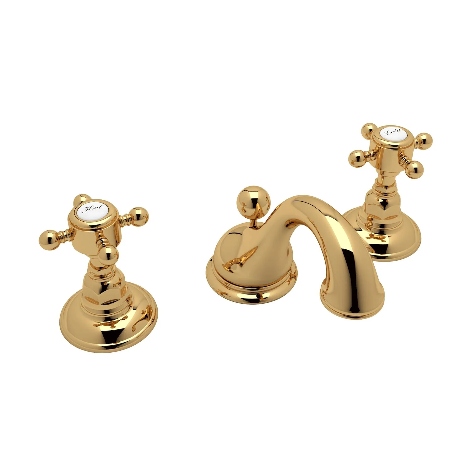 VIAGGIO® WIDESPREAD LAVATORY FAUCET WITH LOW SPOUT (CROSS HANDLE) - Image 2