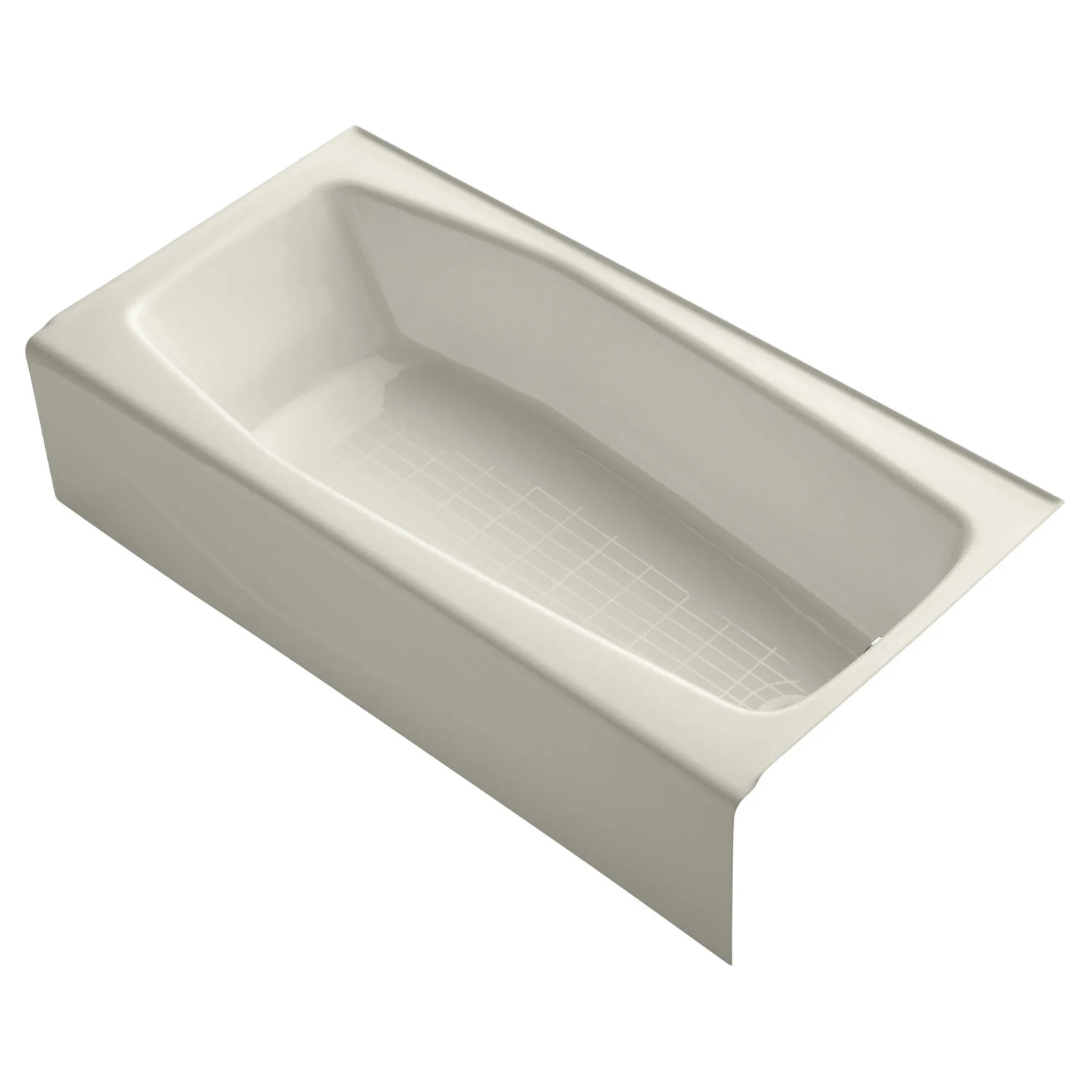 VILLAGER® 60 X 30 INCHES ALCOVE BATHTUB WITH INTEGRAL APRON AND RIGHT-HAND DRAIN - Image 2