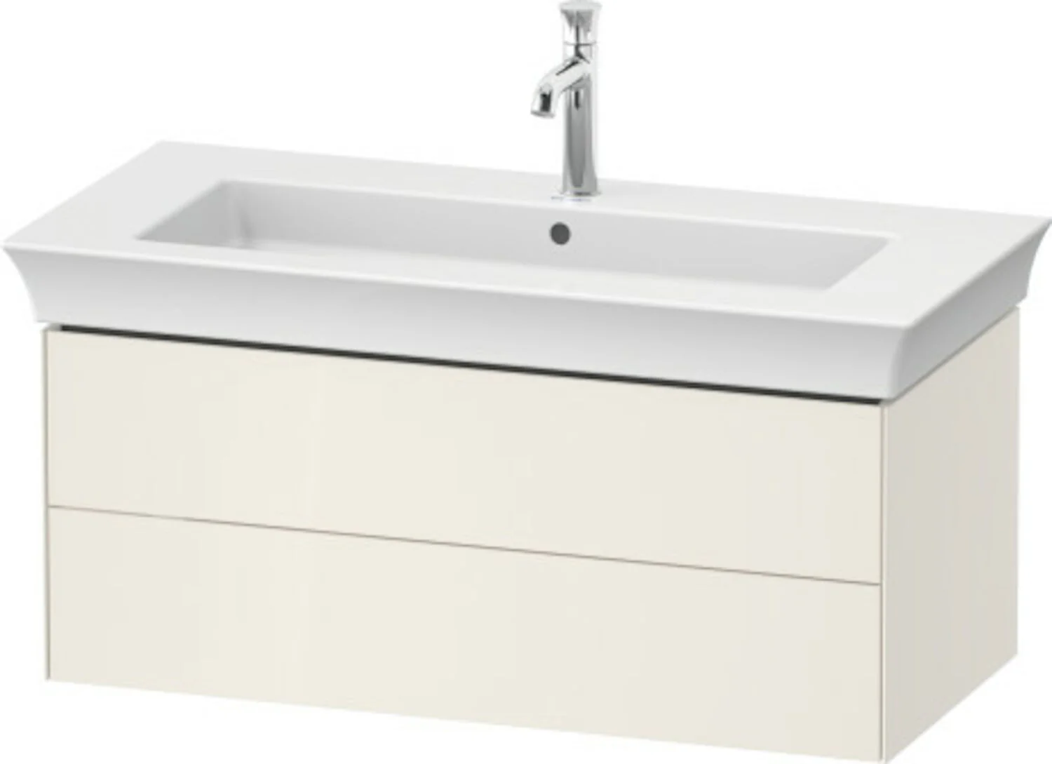 WHITE TULIP WALL MOUNTED VANITY